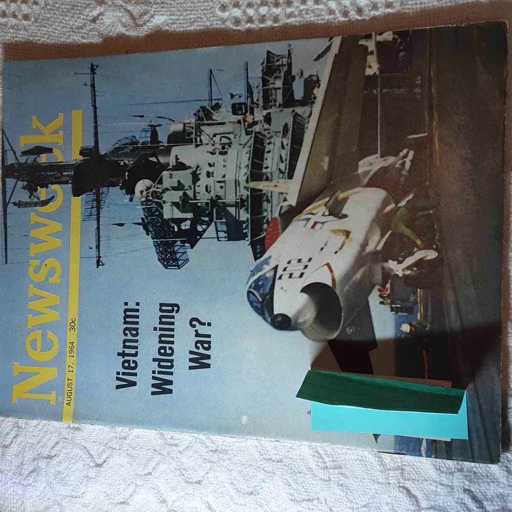 Vintage Newsweek Magazine August 17, 1964